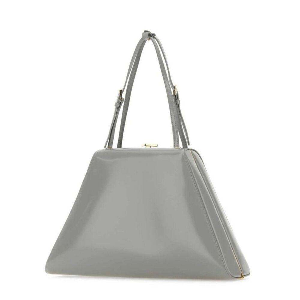Prada Gray Leather Women's Handbag - Picture 2 of 2